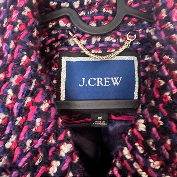 J.Crew Lady Jacket in Italian Tweed Nello Gori Blazer - Medium - MSRP $348 - Picture 3 of 7